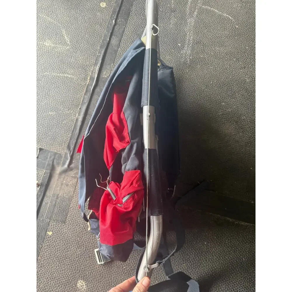 Vintage Go Pack Red External Frame Hiking Backpack Pack Daypack
